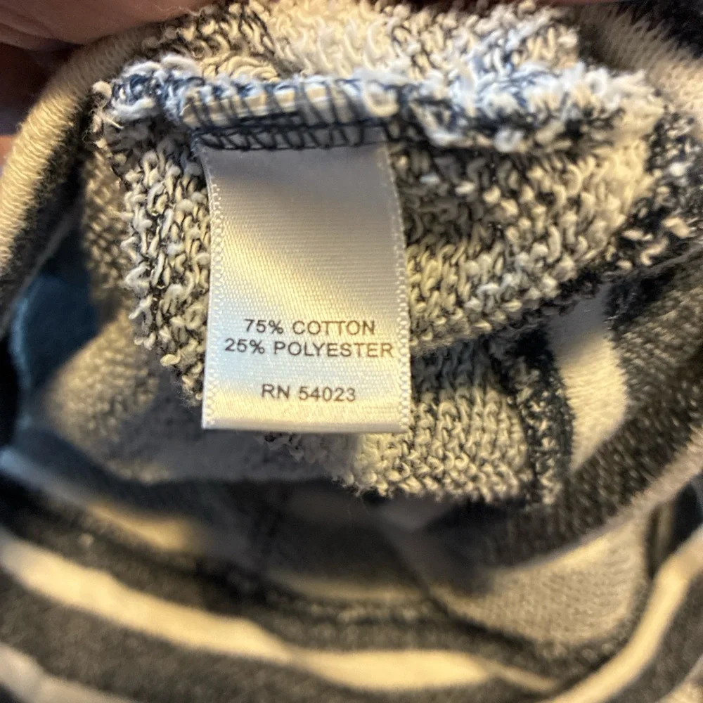 Banana Republic Blue/Gray and White Cowl Neck Sweater